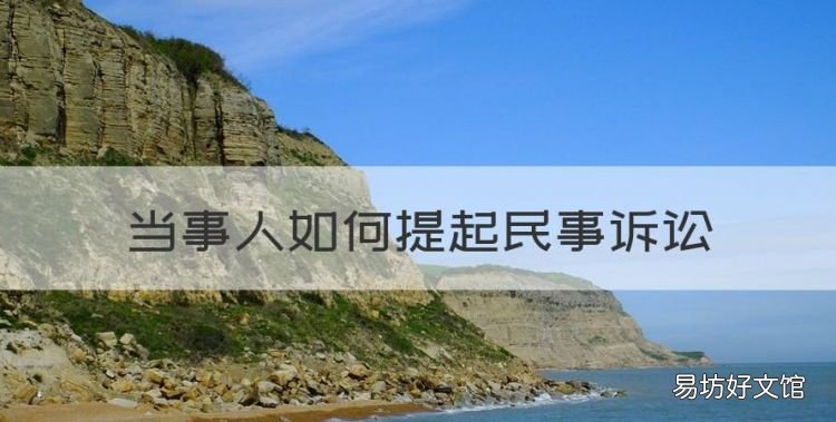 怎么发起民事诉讼请求,当事人如何提起民事诉讼