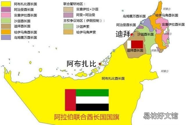 阿联酋简介,阿联酋有几个酋长国组成的
