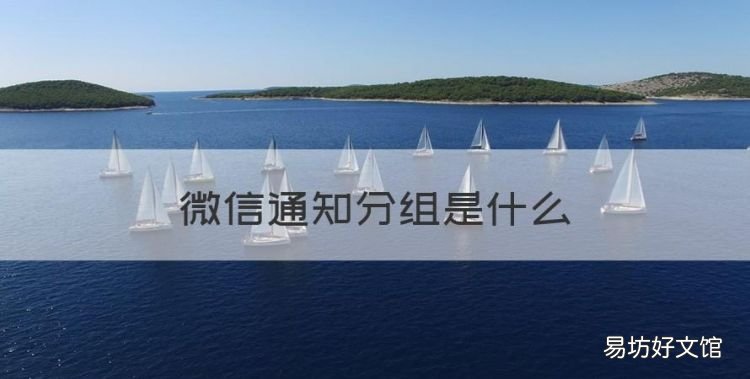 通知分组什么意思,微信通知分组是什么