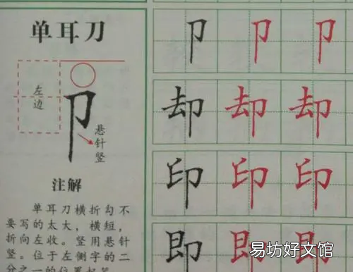 单耳旁和双耳旁的区别,区分单耳旁和双耳旁的口诀图片