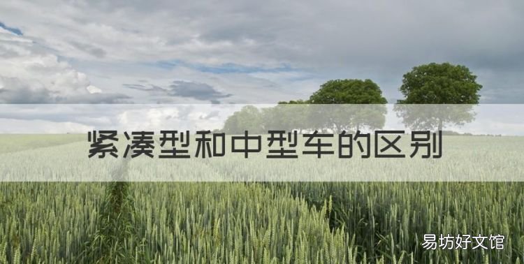 紧凑型和中型车的区别，紧凑型车和中型车区别很大吗