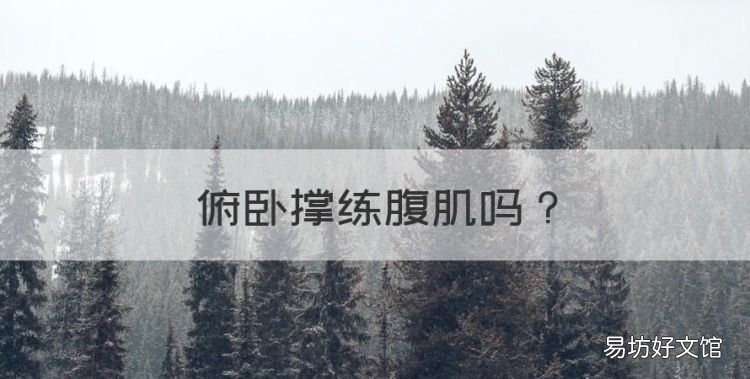 俯卧撑练腹肌
