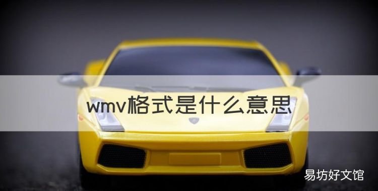 wmv格式是什么意思,rmvb格式用什么播放器