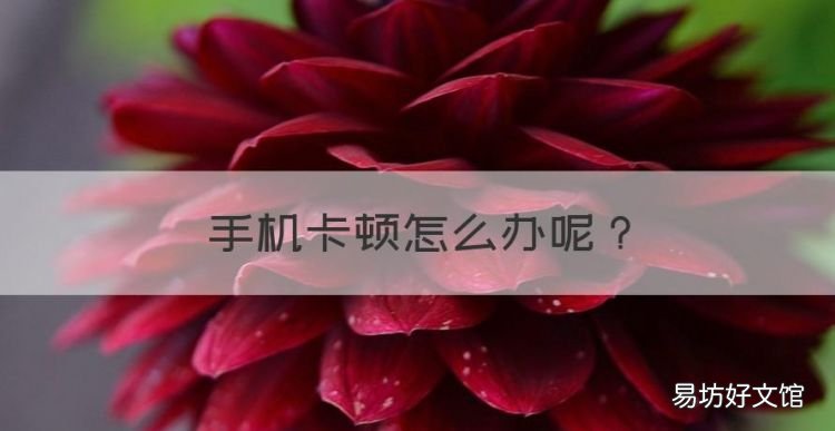 手机卡顿怎么办
