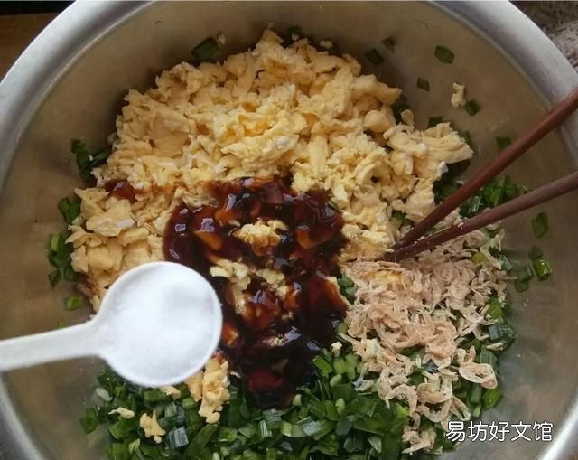 韭菜鸡蛋馅怎么调,韭菜鸡蛋馅饺子怎样和馅