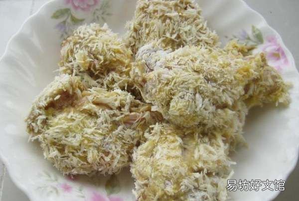 面包糠炸鸡腿的做法和配料,自制炸鸡腿的做法用面包糠
