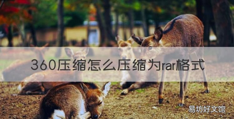 360压缩怎么压缩为rar格式
