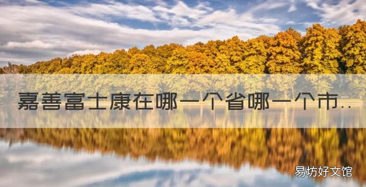 嘉善富士康在哪一个省哪一个市