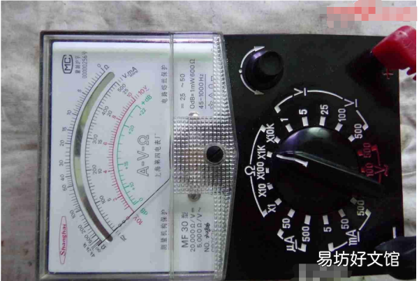 指针万用表的使用方法,指针式万用表的使用方法详细图解