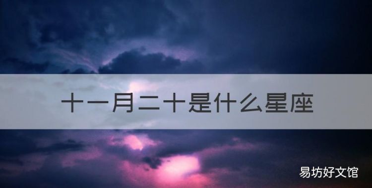 十一月二十是什么星座