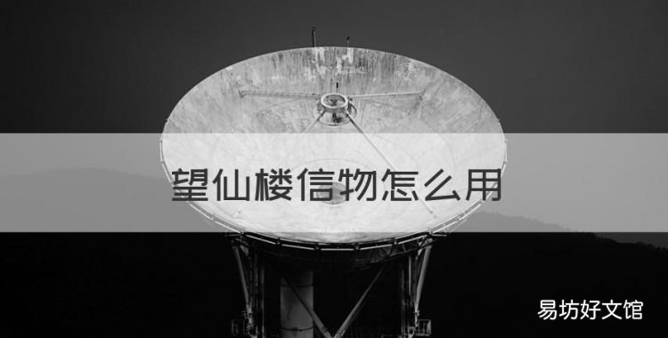 望仙楼信物怎么用，想不想修真忘仙楼里有什么