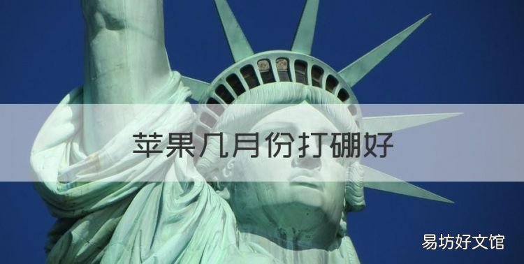 苹果几月份打硼好,苹果树什么时候补硼