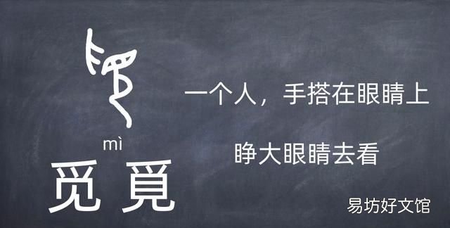 觅字解读,觅字跟看见有关吗