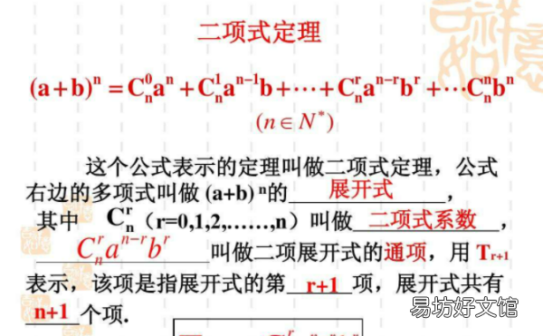 二项展开式系数怎么求,二项式展开式系数怎么算