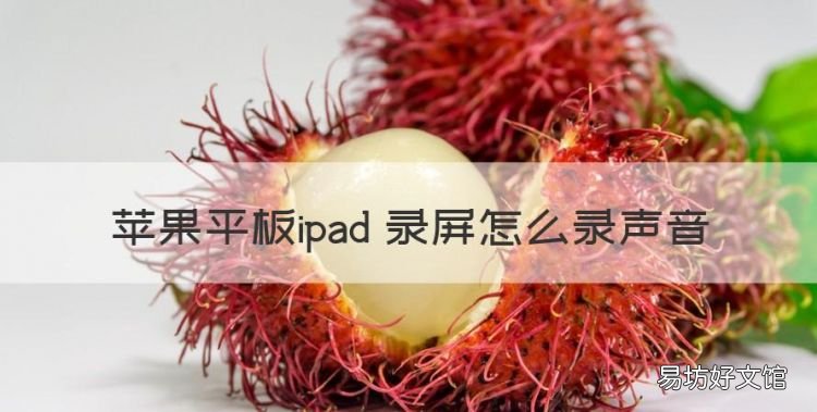 ipad录屏怎么没有声音,苹果平板ipad 录屏怎么录声音