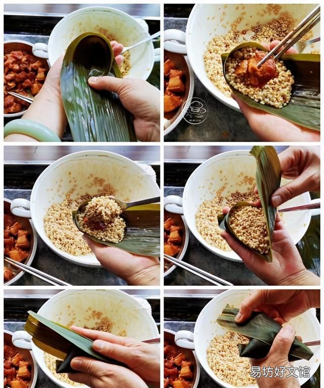 鲜肉粽子这么做,鲜香软糯油润不腻,农村老婆婆的详细做法教给您