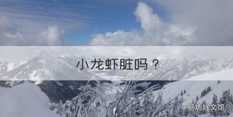 小龙虾脏,小龙虾很脏吗