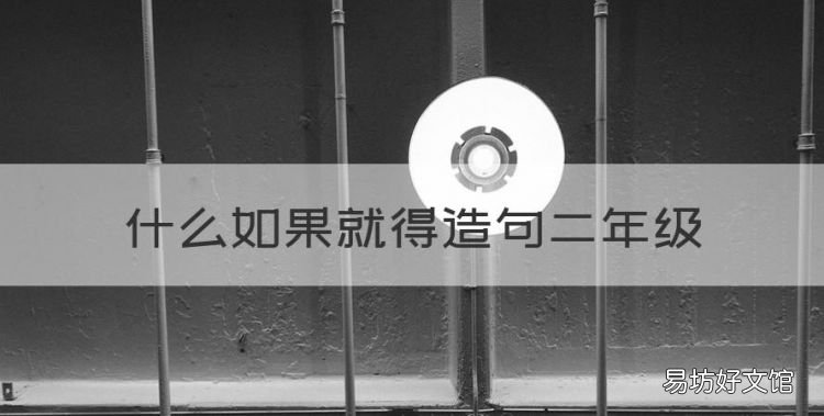什么如果就得造句二年级,每当什么就什么造句二年级上册