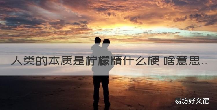人类的本质是柠檬精什么梗 啥意思