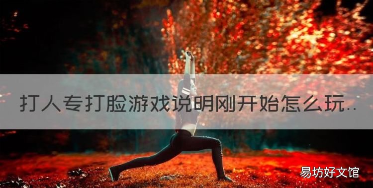 打人专打脸游戏说明刚开始怎么玩