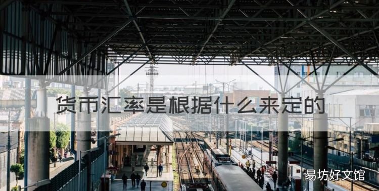 货币汇率是根据什么来定的,人民币汇率由什么决定的 李孔岳