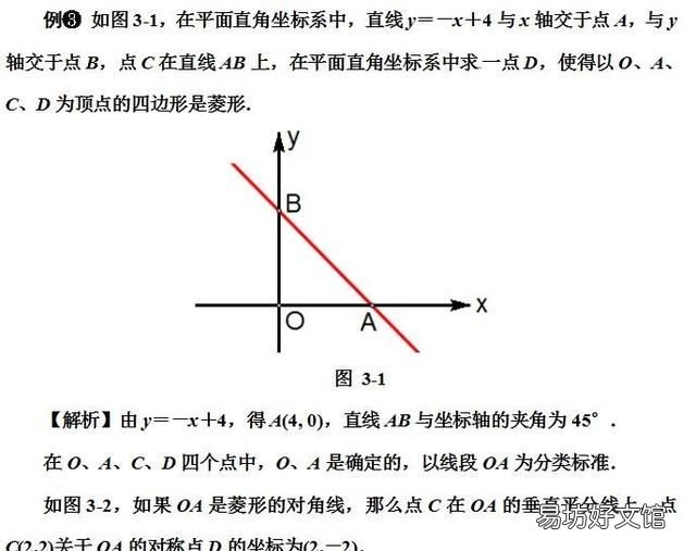 初中数学特殊的平行四边形题型分类