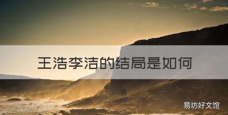 王浩李洁的结局是如何,最强上门女婿王浩到底死了没有啊