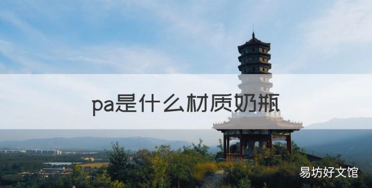 pa是什么材质奶瓶,奶瓶pp和pa哪种材质好些