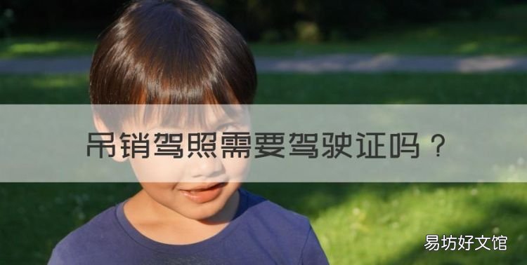 吊销驾照需要驾驶证,醉驾吊销后要重新考取驾照吗