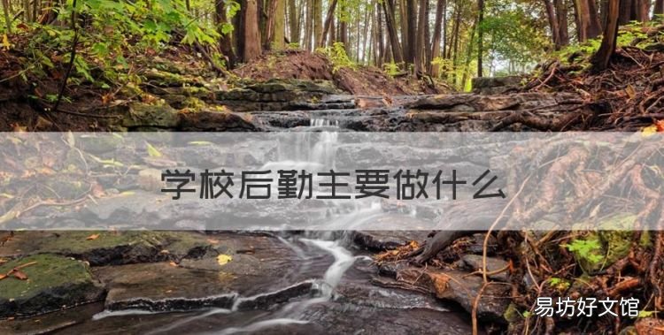 学校后勤主要做什么,学校后勤是做什么的