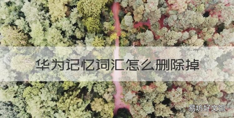 华为记忆词汇怎么删除,百度输入法华为版怎么清除记忆词库