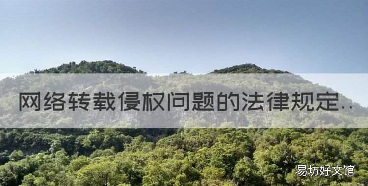 网络转载侵权问题的法律规定，网络转载侵权哪个法律法规最严格