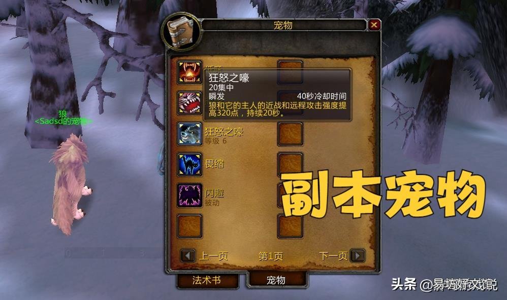 猎人宠物机制详解 魔兽猎人宝宝大全带图