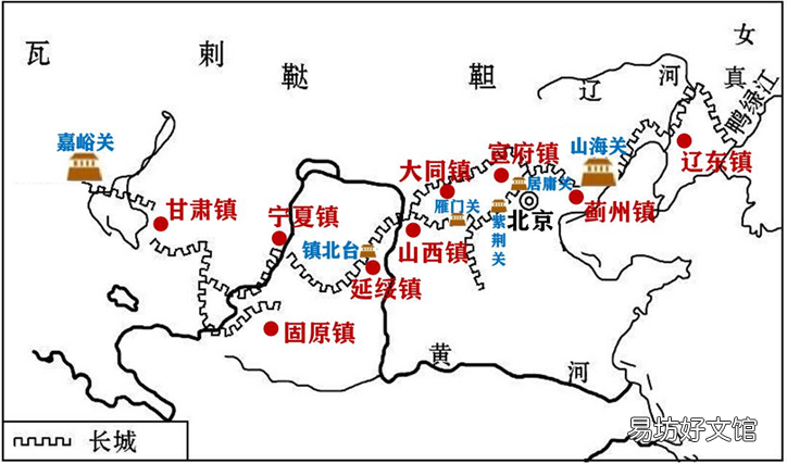 简笔精美长城思维导图大全 长城思维导图简单好看