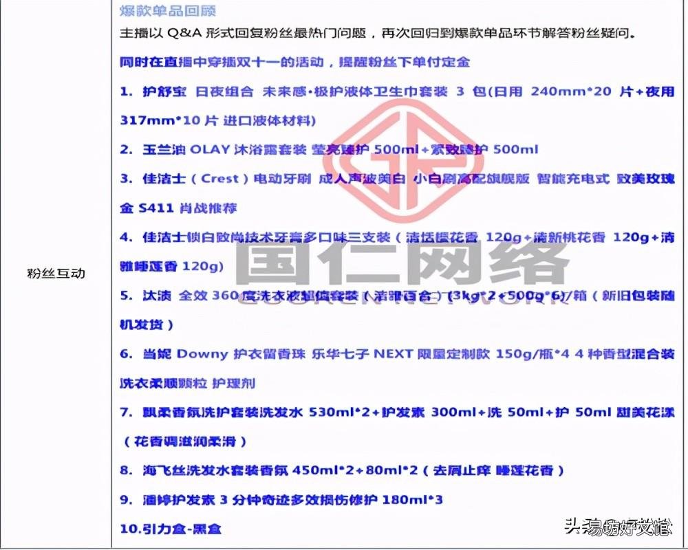 超详细直播带货流程 直播脚本文案模板范文
