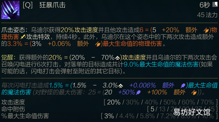 新版乌迪尔符文出装全面分析 2022乌迪尔无限火力出装