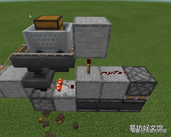 mc超级简单的自动卸货装置 我的世界漏斗矿车自动卸货装置