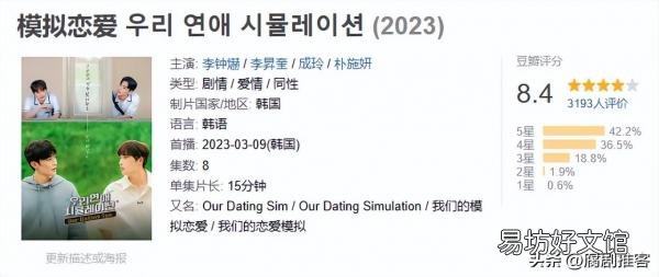 2023年评分高的四部热门腐剧 最近新出的高颜值腐剧