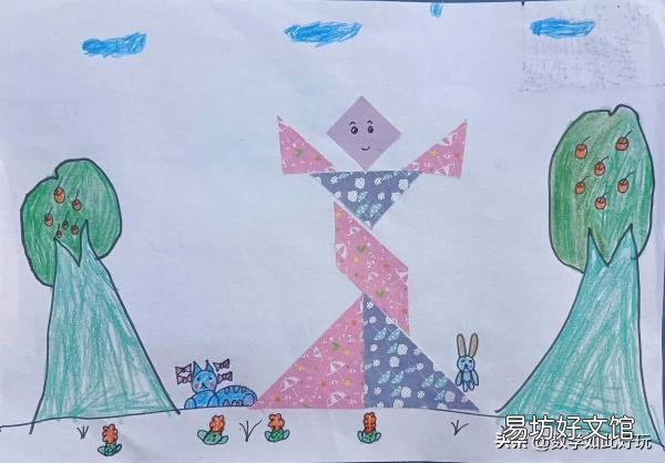 优秀的七巧板作品图案大全 七巧板创意画作品图片
