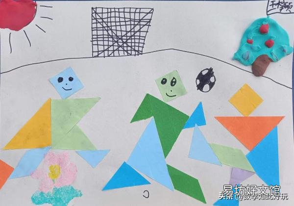 优秀的七巧板作品图案大全 七巧板创意画作品图片