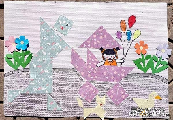 优秀的七巧板作品图案大全 七巧板创意画作品图片