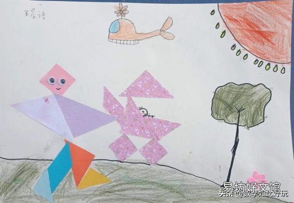 优秀的七巧板作品图案大全 七巧板创意画作品图片