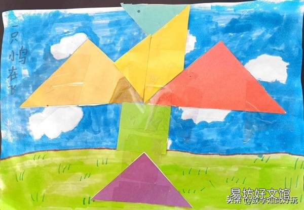 优秀的七巧板作品图案大全 七巧板创意画作品图片