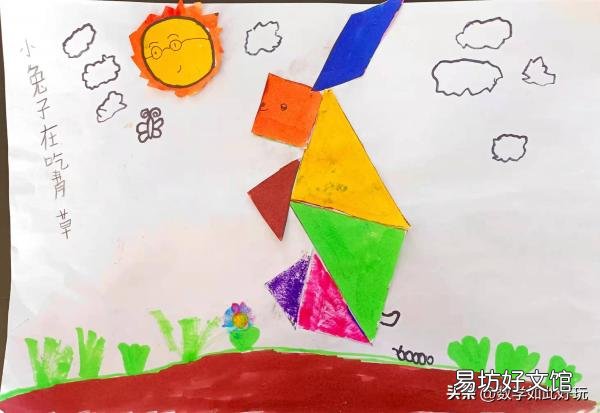 优秀的七巧板作品图案大全 七巧板创意画作品图片