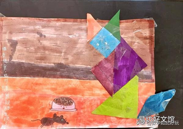 优秀的七巧板作品图案大全 七巧板创意画作品图片