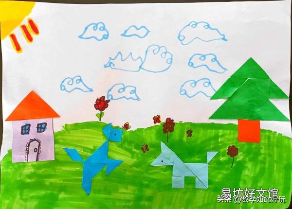 优秀的七巧板作品图案大全 七巧板创意画作品图片