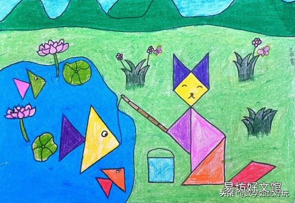 优秀的七巧板作品图案大全 七巧板创意画作品图片