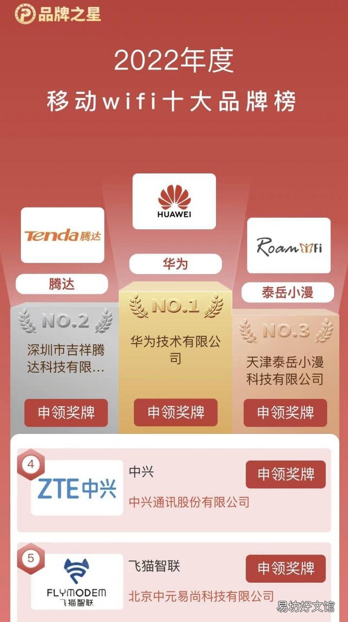 口碑最好的随身wifi 2022随身wifi十大排名