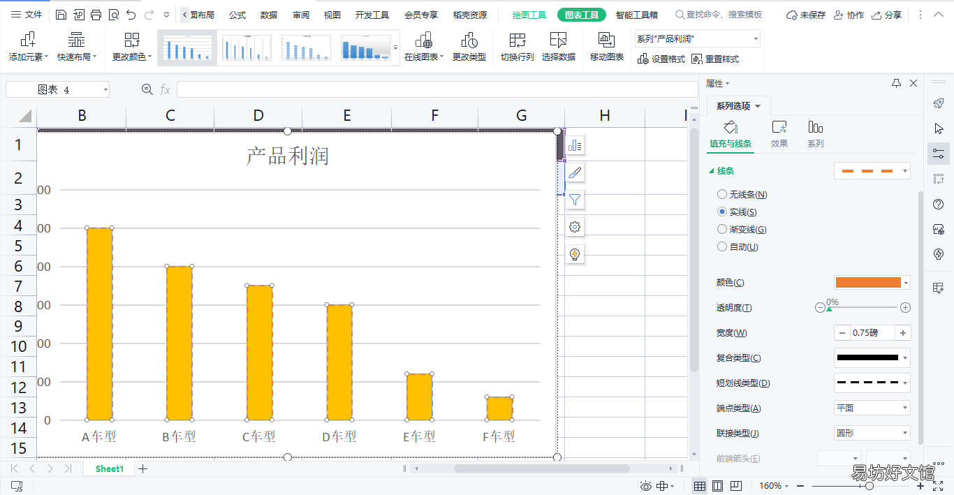 1分钟教你制作柱形图 簇状柱形图表的制作方法