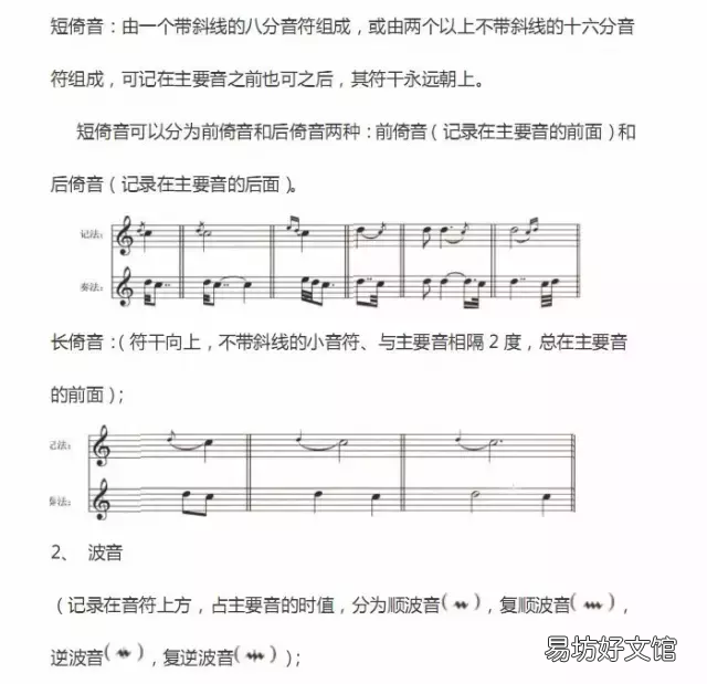 超全五线谱符号图片集合 钢琴符号图案及解释对照表